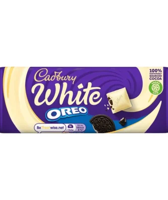 Cadbury Oreo White Chocolate Bar 120g