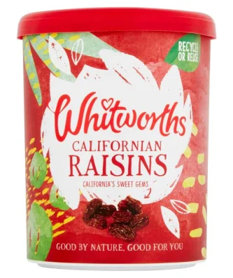 Whitworths Californian Raisin Tub 400g - Special Offer