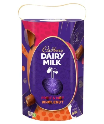 Cadbury Dairy Milk Fruit and Nut Chocolate Easter Egg 249g