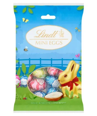 Lindt Easter Gold Bunny Milk and White Chocolate Mini Eggs 80g