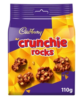 Cadbury Crunchie Rocks Chocolate Bag 100g