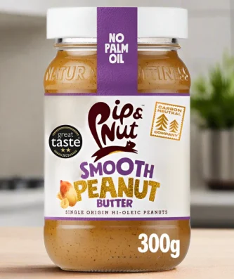 Pip & Nut Smooth Peanut Butter 300g