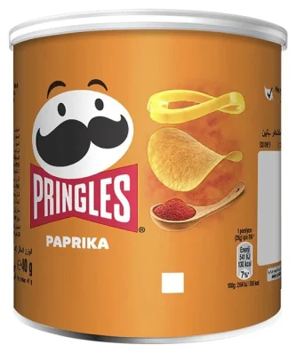 Pringles Paprika Crisps Can 40g
