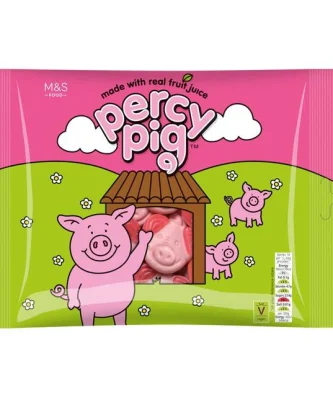 M&S Percy Pig Fruit Gums 400g