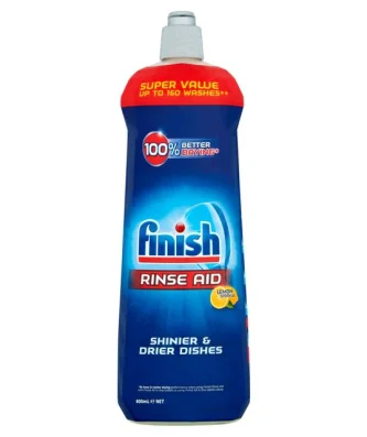 Finish Rinse Aid Shines & Dries Lemon Scent 800ml