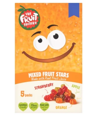 The Fruit Factory Fruit Stars 5 x 20g