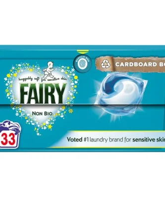 Fairy Non Bio Pods Washing Capsules For Sensitive Skin 33 per pack