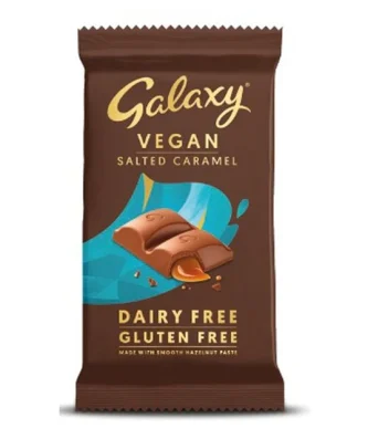 Galaxy Vegan Dairy Free Salted Caramel Chocolate 100g