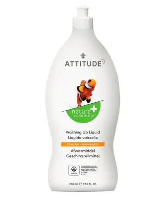 Attitude Washing Up Liquid Citrus Zest 700ml