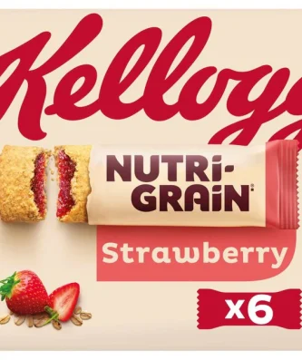 Kellogg's Nutrigrain Strawberry 6 per pack