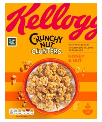 Kellogg's Crunchy Honey & Nut Clusters 400g