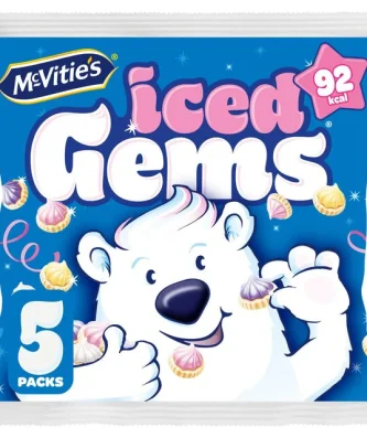McVitie's Iced Gems Biscuits 5 per pack