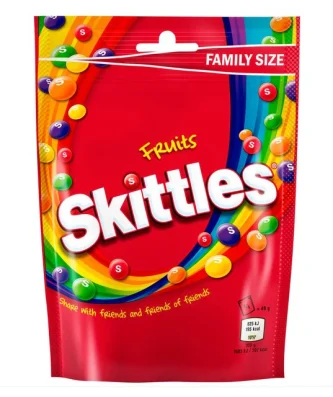 Skittles Fruits Sweets Pouch 196g