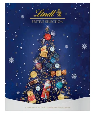 Lindt Festive Selection Chocolate Advent Calendar 289g