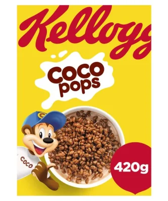 Kellogg's Coco Pops Chocolate Breakfast Cereal 420g