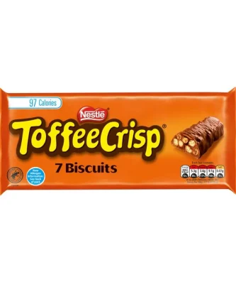 Toffee Crisp Chocolate Biscuit Bars 7 per pack