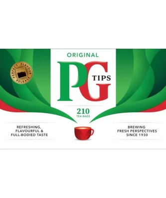 PG Tips Original Biodegradable Tea Bags 210 per pack