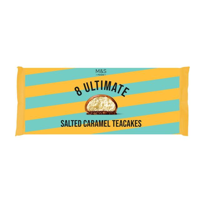 M&S Ultimate Salted Caramel Teacakes 8 per pack