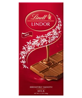 Lindt Lindor Milk Chocolate Bar 100g