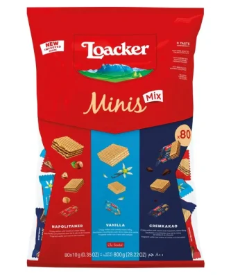 Loacker Classic Minis 80 per pack