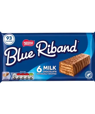 Blue Riband Milk Chocolate Biscuit Bars 6 per pack