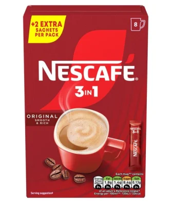 Nescafe Original 3in1 8 per pack