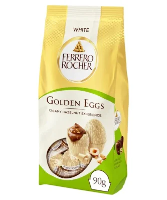 Ferrero Rocher Golden White Chocolate Eggs 90g