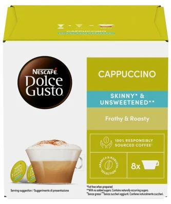 Nescafe Dolce Gusto Skinny Cappuccino Pods 8 per pack