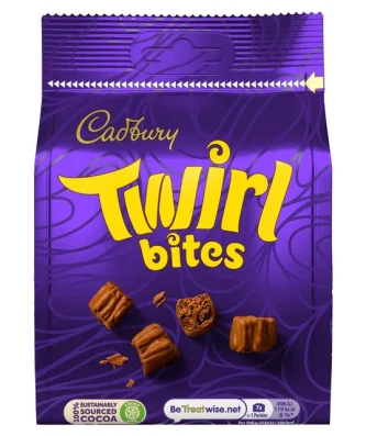 Cadbury Twirl Bites Chocolate Bag 100g