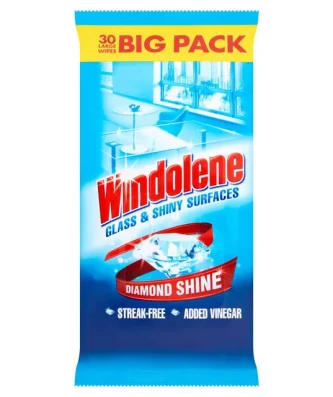 Windolene Window & Glass Cleaner Wipes 30 per pack