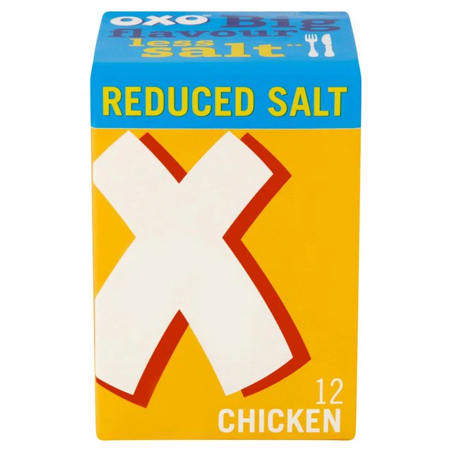 Oxo 12 Reduced Salt Chicken Stock Cubes 71g