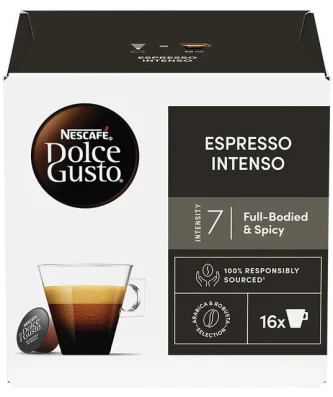 Nescafe Dolce Gusto Espresso Intenso Pods 16 per pack