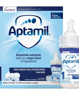 Aptamil 1 First Baby Milk Formula Starter Pack From Birth 6 x 70ml