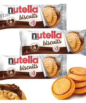 Nutella Biscuits 3 Pack With Hazelnut Spread 41g (28 x 3 Pack)