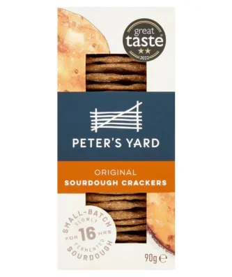 Peter's Yard Original Sourdough Crackers 90g