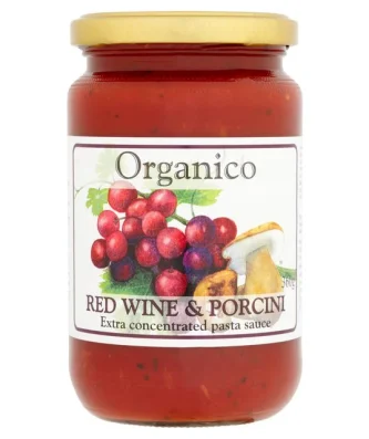 Organico Red Wine & Porcini Sauce 360g