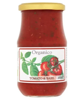 Organico Tomato & Basil Sauce 340g