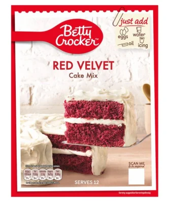 Betty Crocker Red Velvet Chocolate Cake Mix 450g