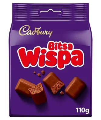 Cadbury Bitsa Wispa Chocolate Bag 100g
