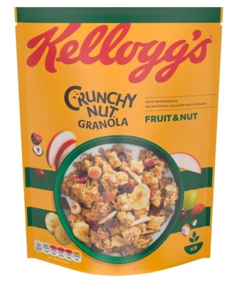 Kellogg's Crunchy Nut Fruit & Nut Breakfast Granola 380g
