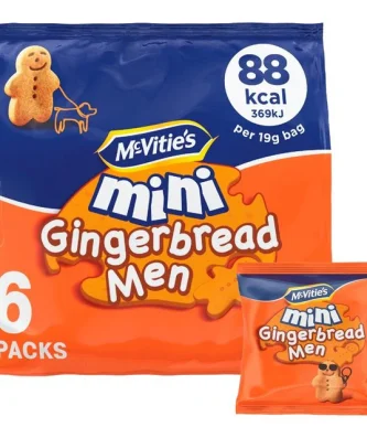 McVitie's Mini Gingerbread Men 6 per pack