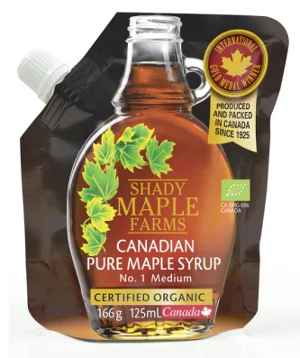 Shady Maple No 1 Medium Organic Canadian Maple Syrup 166g