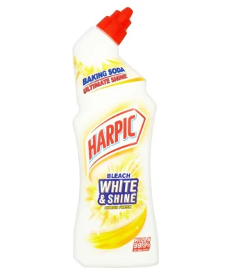 Harpic White & Shine Bleach Citrus Toilet Cleaner Gel 750ml