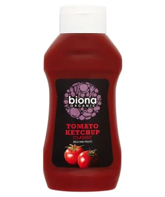 Biona Organic Tomato Ketchup Squeezy Bottle 560g