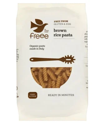 Doves Farm Organic Gluten Free Brown Rice Fusilli 500g