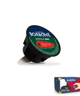 90 GREEN/DEK Blend Capsules Borbone Coffee Compatible Nescafé® Dolce Gusto®