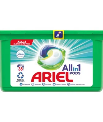 Ariel Touch of Febreze All-in-1 Pods 36 Washes