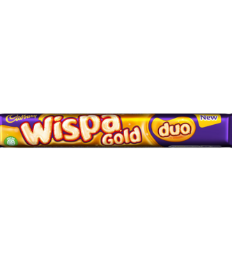 CADBURYS WISPA GOLD DUO 72g CHOCOLATE BAR (32 PACK)