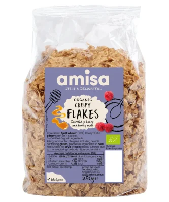 Amisa Organic Crispy Spelt Flakes 250g