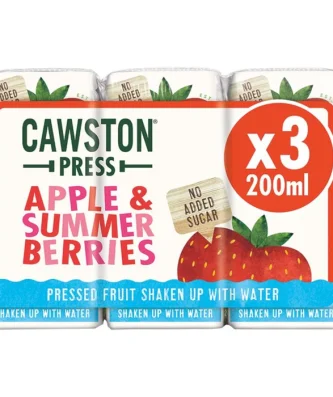 Cawston Press Apple & Summer Berries Kids 3 x 200ml